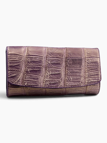 Кошелек женский из кожи крокодила