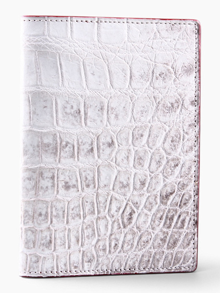 Обложка для паспорта из крокодила Kansory, ручная работа