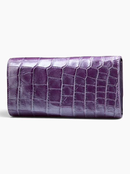 Кошелек женский из кожи крокодила