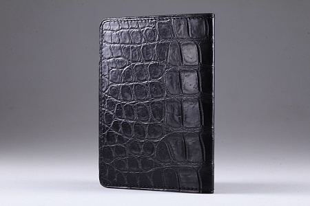 Обложка для загранпаспорта из кожи крокодила Kansory, ручная работа