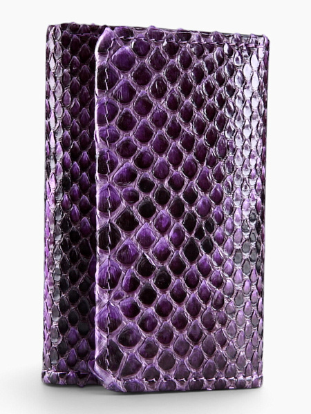 Ключница из кожи питона, длина 10,5 см
