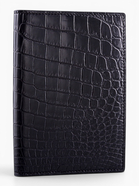Обложка для паспорта Kansory из крокодила с доп. отделениями, ручная работа