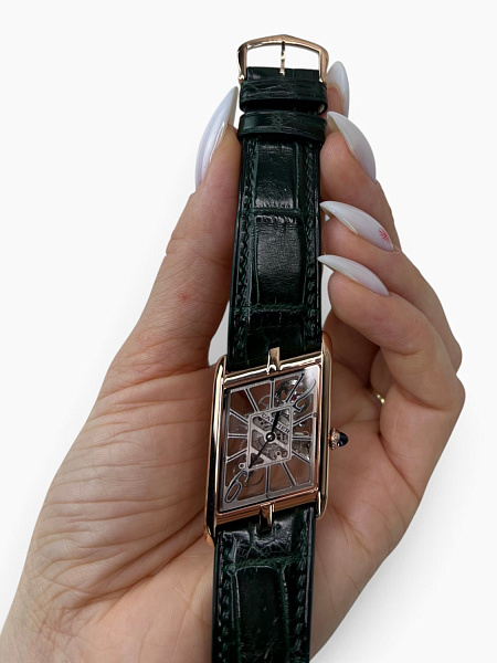Ремешок для часов Cartier из кожи крокодила, Kansory