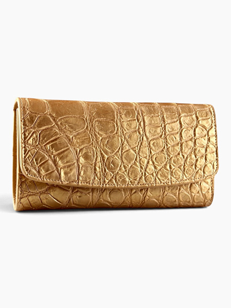 Кошелек женский из кожи крокодила