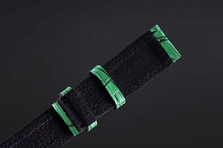 Ремешок для часов из кожи крокодила для Apple Watch, Kansory