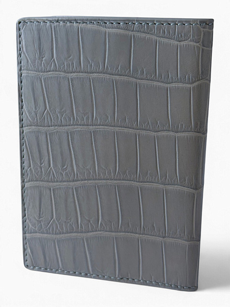 Обложка для паспорта из кожи нильского крокодила Kansory, ручная работа