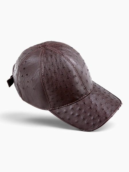 Бейсболка из кожи страуса