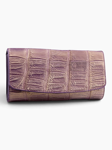Кошелек женский из кожи крокодила