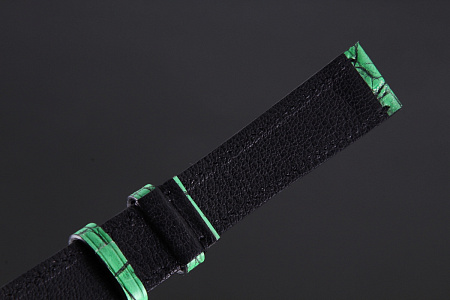Ремешок для часов из кожи крокодила для Apple Watch, Kansory