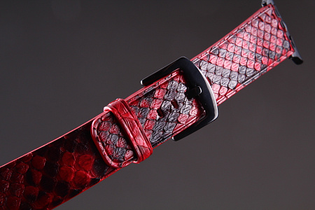 Ремешок для часов из кожи питона для Apple Watch, Kansory