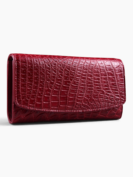 Кошелек женский из кожи крокодила