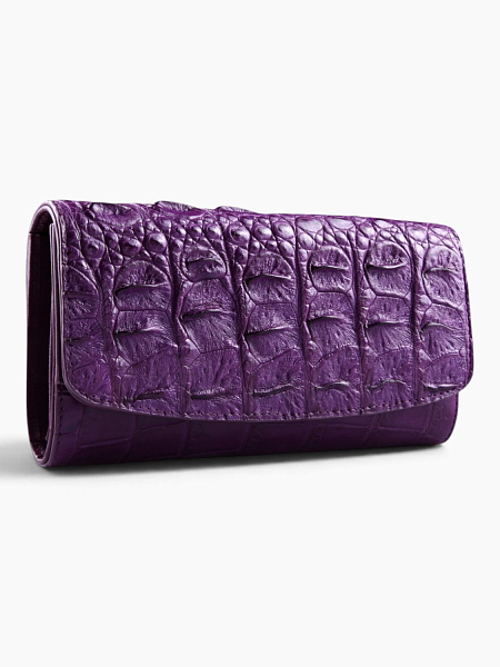 Кошелек женский из кожи крокодила