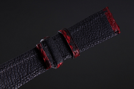 Ремешок для часов из кожи питона для Apple Watch, Kansory