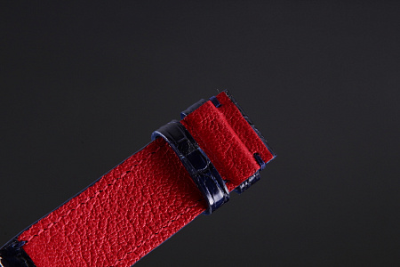 Ремешок для часов из кожи крокодила для Apple Watch, Kansory