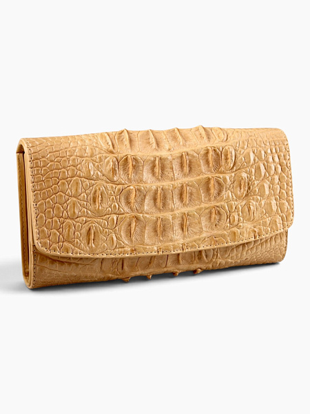 Кошелек женский из кожи крокодила
